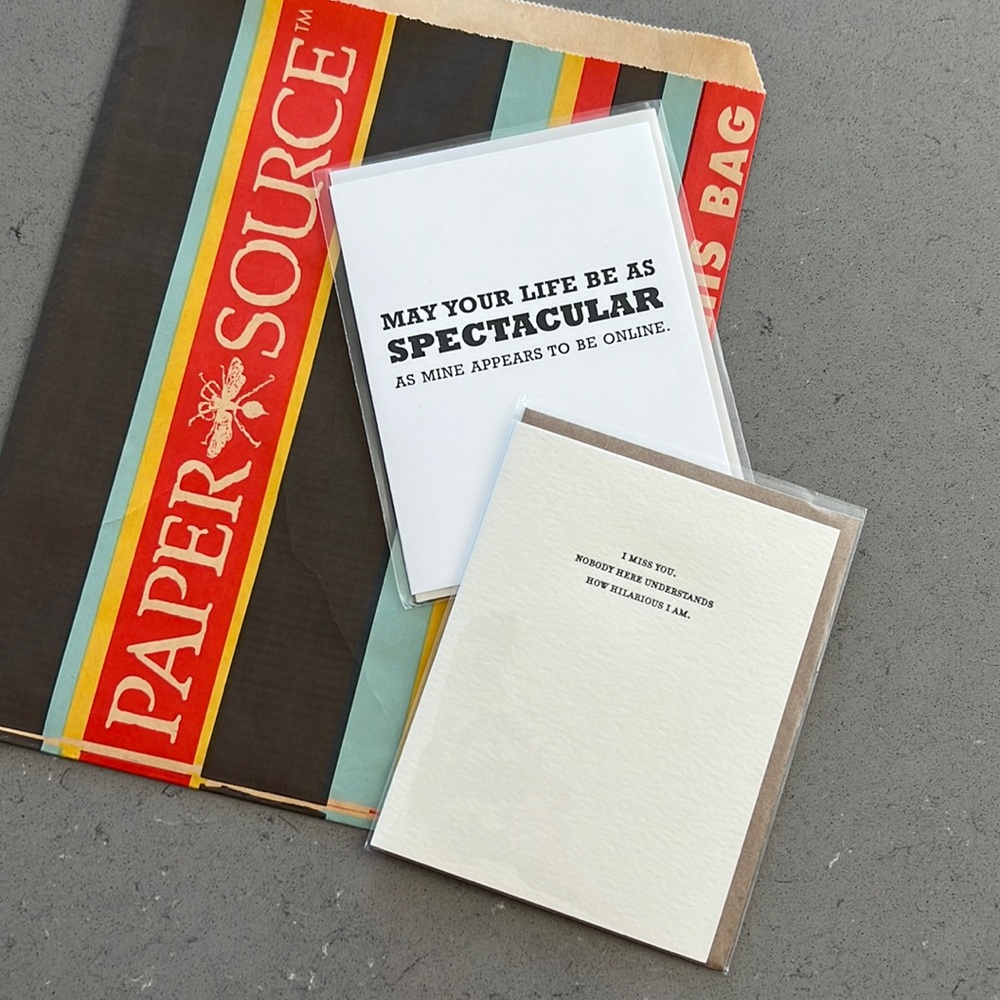 PAPER SOURCE Greeting Cards